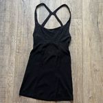 Free People Intimately Black Open Back Mini Dress Photo 2
