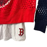 NEW Boston Red Sox Baseball Top Mesh Design Women’s XS/Small Shirt Massachusetts White Photo 3