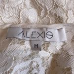 Alexis  Leona white lace midi dress medium Photo 4
