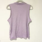 Ralph Lauren  Sport Women’s Size Large Light Purple Sleeveless Collared Top Photo 3