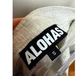 ALOHAS Linen Chari Wrap Mini Skirt in Natural Sz. S Photo 7