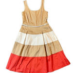 Nine West Sleeveless Tank Color Block Dress 4 Photo 0