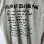 Urban Outfitters Color Flag Guard Humor T Shirt Vintage Y2K Small S Gray Graphic Tee Photo 11