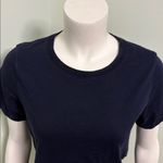 Quince  Organic Cotton l Navy Crewneck Tee Shirt Small Photo 1