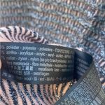 ZARA knit Women medium short sleeve metallic pink black knit tunic sweater dress Photo 7