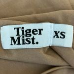 Tiger Mist Tan Brown Crew Neck Crisscross Back Strap One Piece Bodysuit Size XS Photo 2
