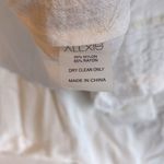 Alexis  Greyson Smocked Lace Long Sleeve Button Up Collared Blouse Top Photo 7