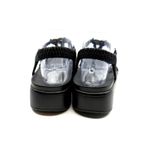 Alegria ROZ-101ā Black Jeweled Sandals Size 36 EU / US 6 Slip-On Comfort Wedge Photo 5