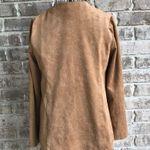 Chico's  Grommet faux suede drape jacket Small NWT Photo 3