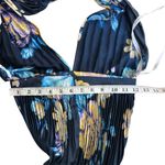 L'IDEE Moderniste Floral Halter Maxi Blue and Yellow gown NWOT Size XS Photo 7