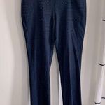 Apt. 9 Women's Navy & Black Patterned  Pants Brynn Style Size 8P Pockets Ankle Photo 0
