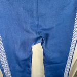 Fabletics  Blue Seamless Chevron Leggings Size S High‎ Rise Stretch Workout Photo 1