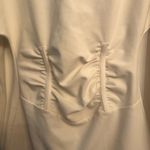 Topshop  Long sleeve Cinched Waist Mini Dress White sz 4 NWT Photo 9