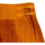 Romwe NWOT Corduroy Mini Skirt Size XS Burnt Orange Photo 8