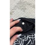 Lululemon  Printed Running Shorts Women's Black White Leaf Pattern Athletic Photo 4