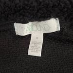Abound  Black Faux Fur Pullover NWT Size Medium Black Fleece Half-Zip Pullover Photo 4