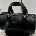 Michael Kors Stanton Medium East West Leather Barrel Messenger Black Multi. Photo 1