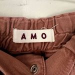 Amo Denim Paperbag Straight Pants in Suntan Size 26 Photo 7