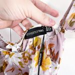 Pretty Little Thing  Nude Floral Print Drape Bardot Midi Dress Photo 6