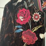 Johnny Was NWT!  - Junia Velvet Quilted Bomber Embroidered Leopard Jacket Size S Photo 4