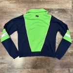 Seattle Seahawks NFL Women’s Cropped Sweatshirt WEAR by Erin Andrew’s Small Blue Photo 4
