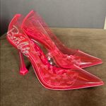 Barbie x ALDO Barbiestessy Collection Pink Translucent Pointed Toe Pumps 6.5 Photo 4