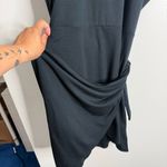 Aritzia NWOT Wilfred Lune Black Wrap Side Tie Mini Dress 2XL Double-Layer Body Photo 8