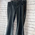 Wild Fable  NWT Low Rise Faux Black Leather Pants Flare Style Size 12 Photo 1