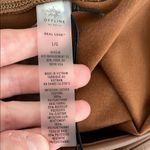 Aerie NWT Offline by  Real Luxe Faux Leather Leggings in Camel - Size Large Photo 12