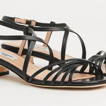 LK Bennett  Newport Leather Low Heel Strappy Sandal EU 39 US 9 Photo 0