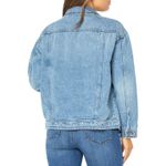 Celebrity Pink  Distressed Denim Jean Patch Jacket Women's Size L NWT Photo 3
