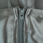 Corset Underwire Tank Top Biker Goth Whimsy Size Small Zip Up Back Adjustable Black Photo 5