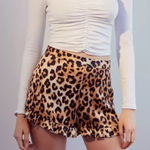 Urban Outfitters NWT  Leopard Print Flutter Short Photo 0