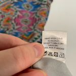 Lovers + Friends  Cassidy Dress Mosaic White Gray Multi Geometric Mini Fit Flare Photo 9