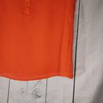 J.Crew  Naomi Top Orange Lined Silk Sleeveless Ruffle Neck Blouse Photo 4