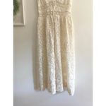 For Love & Lemons  NWT Snowflake Cream Daisy Mesh Maxi Dress Size Large Photo 3