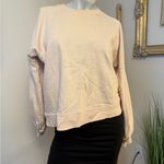Saks 5th Avenue Saks Fifth Avenue Cream Pullover Crewneck Sweatshirt Women’s Size XS Photo 2