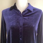 superdown  Velvet Mini Shirt Dress Photo 2