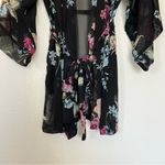 Helena Quinn  Kimono in Black Floral Print Photo 4