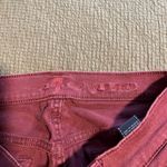 7 For All Mankind Women's maroon skinny Jeans Photo 2