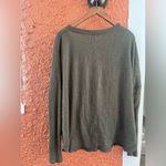 Urban Outfitters Out from Under  Jojo Thermal Shirt Size Medium Green Waffle Knit Photo 2