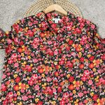 Sundance  Women’s Floral Button Down Shirt Longsleeve Lightweight Multicolor L Photo 2