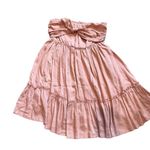 Amazon Elegant Peach Strapless Mini Dress Photo 8