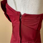 The Limited  | Burgundy Strapless Cocktail Dress Sz 2 Photo 6