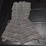 Madewell  Womens Black White Tidal‎ Wave Silk Kimono Short Romper XS Photo 1