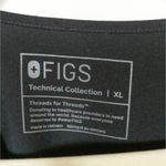 FIGS  Casma Three-Pocket Scrub Top in Black Short Sleeve Medical Women's XL Photo 3