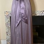 BCBGMAXAZRIA Pure Silk Alicia Bridesmaid Wisteria Purple Evening Gown Dress 0 2 Photo 3