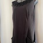 Charter Club  size 12 Black midi dress with pockets #mididress Photo 2