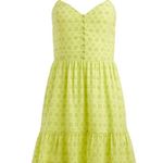 Alice + Olivia FAE SPAGHETTI STRAP MINI DRESS, Lemon Sorbet, Size 4, $395 Photo 5