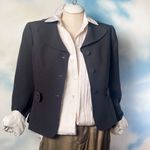 Tahari  pinstripe cropped blazer Photo 3